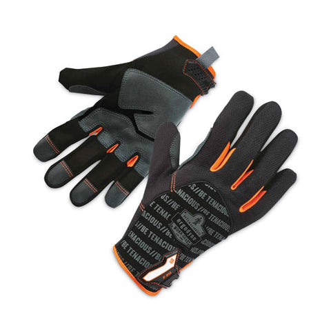 Proflex 810 Reinforced Utility Gloves, Black, Large Pair