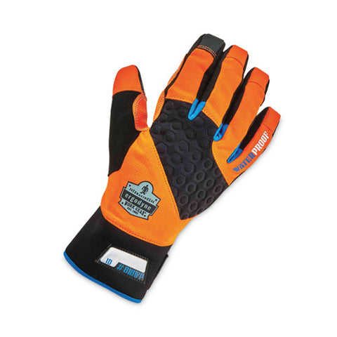 Proflex 818wp Thermal Wp Gloves With Tena-grip, Orange, Medium, Pair