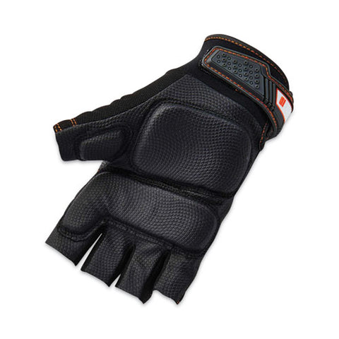 Proflex 900 Half-finger Impact Gloves, Black, X-large, Pair