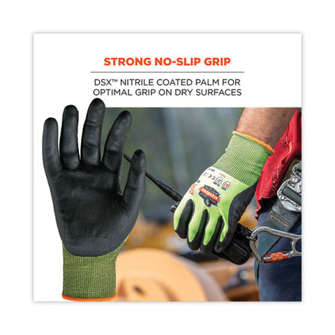 Proflex 7022 Ansi A2 Coated Cr Gloves Dsx, Lime, Large, 144 Pairs/pack