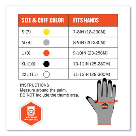 Proflex 7031-case Ansi A3 Nitrile-coated Cr Gloves, Gray, Small, 144 Pairs/carton