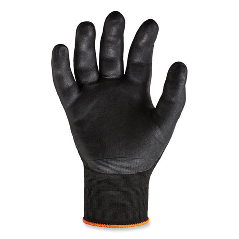 Proflex 7001 Nitrile-coated Gloves, Black, Medium, Pair