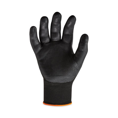 Proflex 7001 Nitrile-coated Gloves, Black, Large, Pair