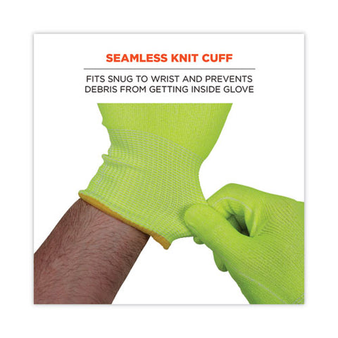 Proflex 7040 Ansi A4 Cr Food Grade Gloves, Lime, Medium, Pair