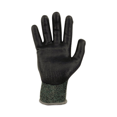 Proflex 7070 Ansi A7 Nitrile Coated Cr Gloves, Green, Medium, Pair