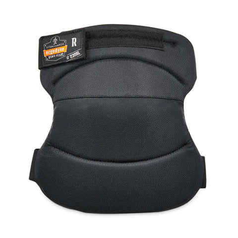 Proflex 230hl Knee Pads, Wide Soft Cap, Hook And Loop Closure, One Size Fits Most, Black, Pair