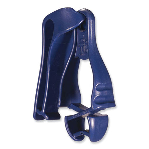 Squids 3405md Metal Detectable Belt Clip Glove Clip Holder, 1 X 1 X 6, Acetal Copolymer, Deep Blue