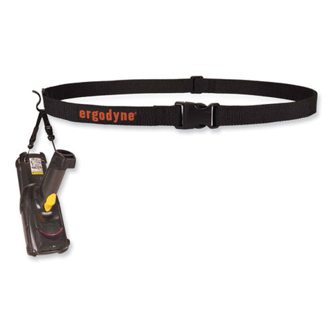 Squids 3135 Barcode Scanner Belt With Hook + Adaptor Strap, Large: 48" To 80" Long, Black