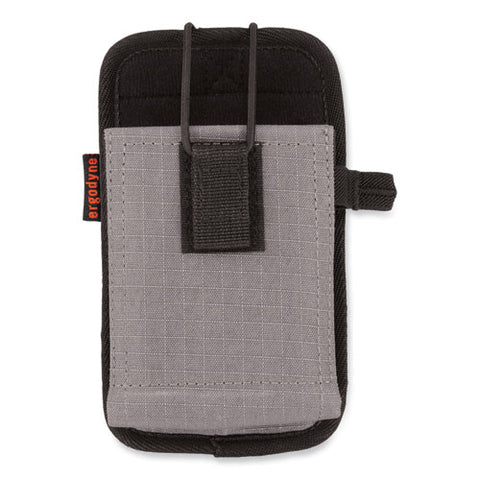 Squids 5544 Phone Style Scanner Holster With Belt Clip And Loops, 1 Compartment, 3.75 X 1.25 X 6.5, Gray