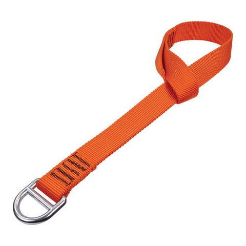 Squids 3177 Anchor Choke Strap For Tool Tethering, 60 Lb Max Safe Working Capacity, 28" Long, Orange