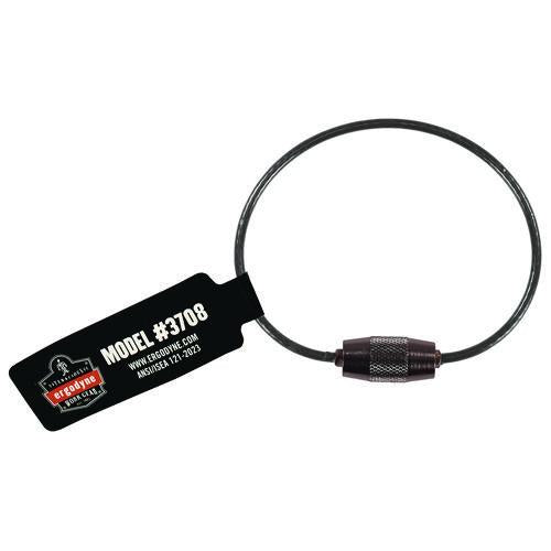 Squids 3708 Wire Tool Attachment W/screw Gate Tool Tail, 3 Lb Max Working Capacity, 6" Long, Black, 6/pack