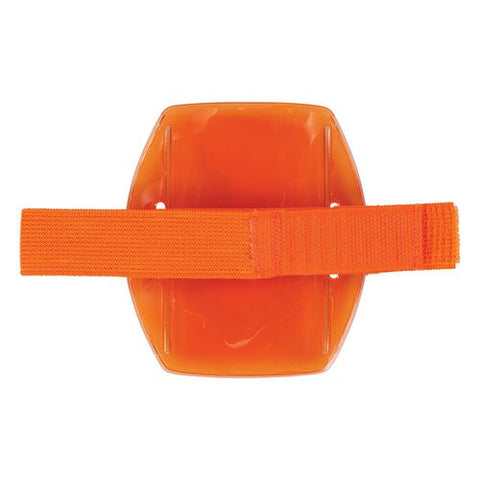 Squids 3386 Arm Band Id/badge Holder, Vertical, Orange 3.75 X 4.25 Holder, 2.5 X 4 Insert