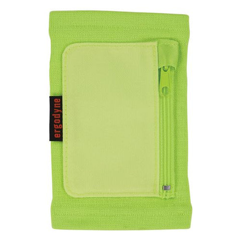 Squids 3388 Wrist Id/badge Holder, Vertical, Lime, 3.5 X 5.5 Holder, 2.75 X 3.75 Insert