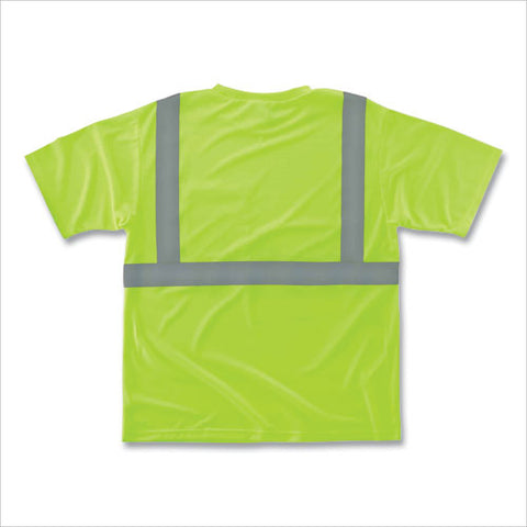 Glowear 8289 Class 2 Hi-vis T-shirt, Polyester, Lime, Large