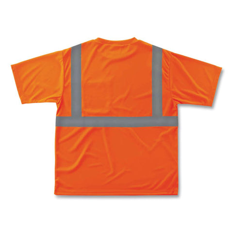 Glowear 8289 Class 2 Hi-vis T-shirt, Polyester, Orange, 5x-large