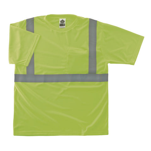 Glowear 8289-eco Class 2 Recycled Hi-vis T-shirt, Small, Lime