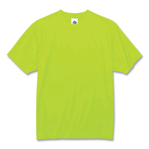 Glowear 8089 Non-certified Hi-vis T-shirt, Polyester, Small, Lime