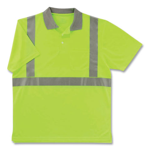 Glowear 8295 Class 2 Hi-vis Polo Shirt, Large, Lime