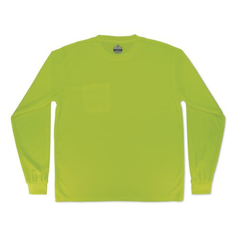 Glowear 8093 Non-certified Essential Hi-vis Long Sleeve T-shirt, X-large, Lime
