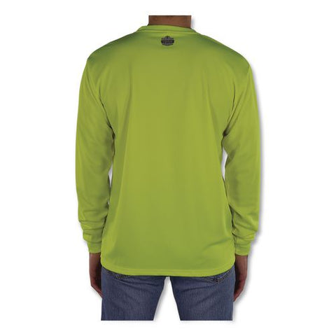 Glowear 8093 Non-certified Essential Hi-vis Long Sleeve T-shirt, 2x-large, Lime