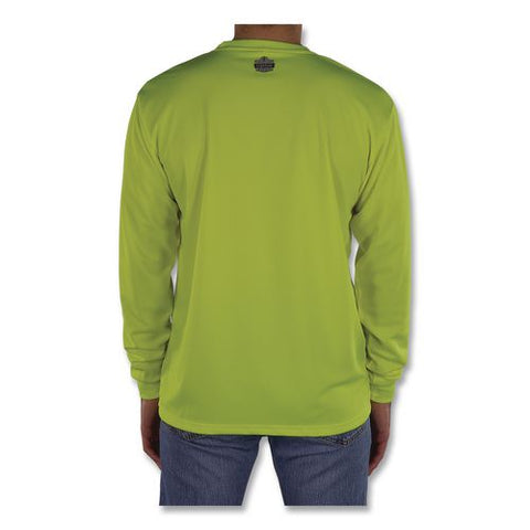 Glowear 8093 Non-certified Essential Hi-vis Long Sleeve T-shirt, 3x-large, Lime