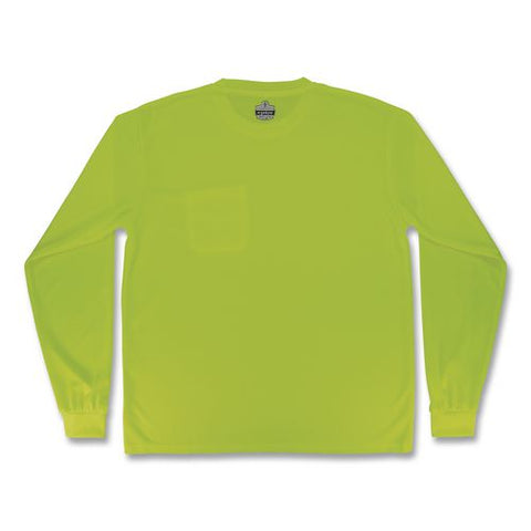 Glowear 8093 Non-certified Essential Hi-vis Long Sleeve T-shirt, 5x-large, Lime