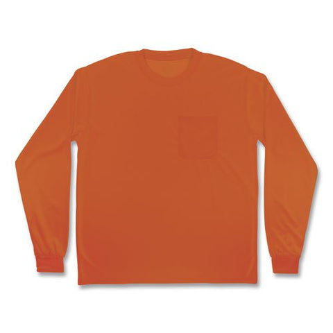 Glowear 8093 Non-certified Essential Hi-vis Long Sleeve T-shirt, 3x-large, Orange