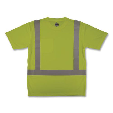 Glowear 8282 Class 2 Essential Hi-vis T-shirt, X-small, Lime
