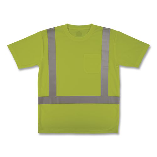 Glowear 8282 Class 2 Essential Hi-vis T-shirt, Small, Lime