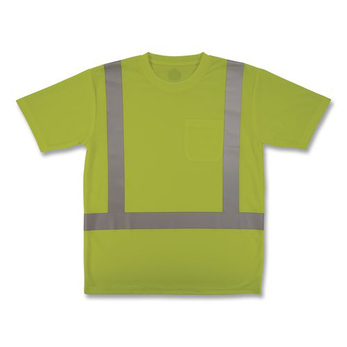 Glowear 8282 Class 2 Essential Hi-vis T-shirt, Medium, Lime