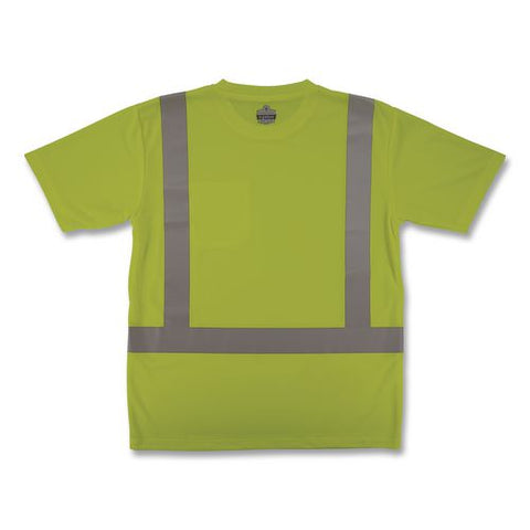 Glowear 8282 Class 2 Essential Hi-vis T-shirt, Medium, Lime