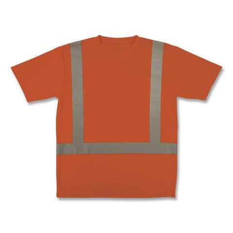 Glowear 8282 Class 2 Essential Hi-vis T-shirt, 5x-large, Orange