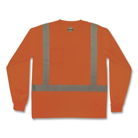 Glowear 8284 Class 2 Essential Hi-vis Long Sleeve T-shirt, 3x-large, Orange