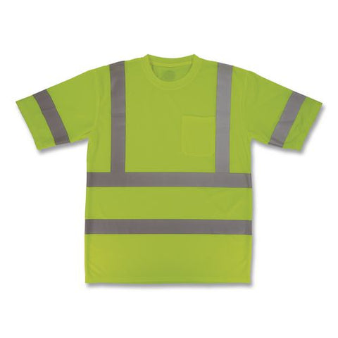 Glowear 8367 Class 3 Essential Hi-vis T-shirt, 5x-large, Lime