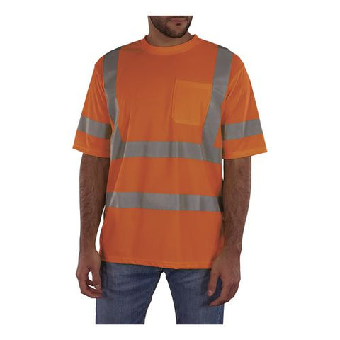 Glowear 8367 Class 3 Essential Hi-vis T-shirt, 4x-large, Orange