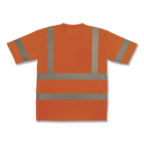 Glowear 8367 Class 3 Essential Hi-vis T-shirt, 5x-large, Orange