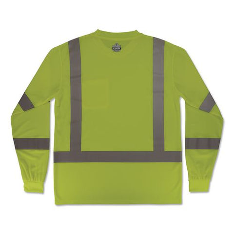 Glowear 8368 Class 3 Essential Hi-vis Long Sleeve T-shirt, X-large, Lime