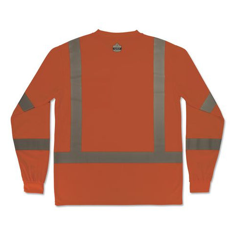 Glowear 8368 Class 3 Essential Hi-vis Long Sleeve T-shirt, 2x-large, Orange