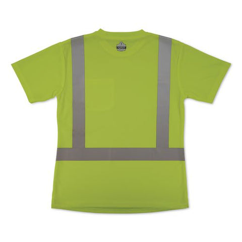 Glowear 8274 Class 2 Women's Essential Hi-vis T-shirt, X-small, Lime