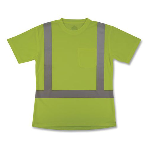 Glowear 8274 Class 2 Women's Essential Hi-vis T-shirt, Small, Lime