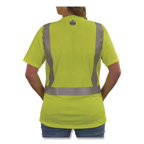 Glowear 8274 Class 2 Women's Essential Hi-vis T-shirt, X-large, Lime