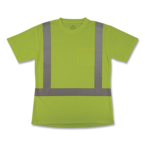 Glowear 8274 Class 2 Women's Essential Hi-vis T-shirt, X-large, Lime