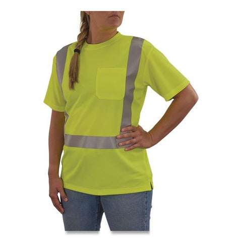 Glowear 8274 Class 2 Women's Essential Hi-vis T-shirt, 2x-large, Lime