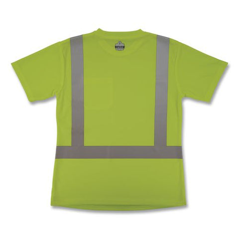 Glowear 8274 Class 2 Women's Essential Hi-vis T-shirt, 3x-large, Lime