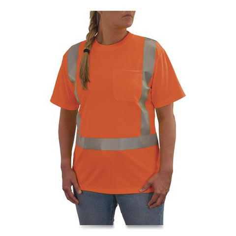 Glowear 8274 Class 2 Women's Essential Hi-vis T-shirt, X-small, Orange