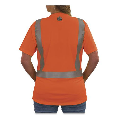Glowear 8274 Class 2 Women's Essential Hi-vis T-shirt, X-small, Orange