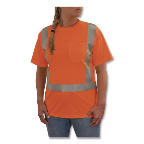 Glowear 8274 Class 2 Women's Essential Hi-vis T-shirt, Large, Orange