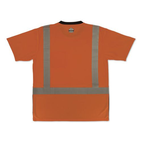 Glowear 8286bk Class 2 Essential Hi-vis T-shirt With Black Bottom, X-small, Orange