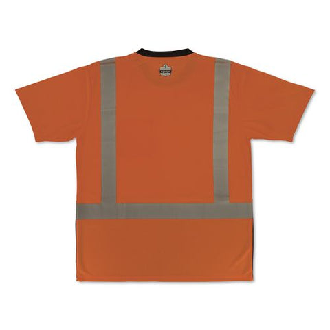Glowear 8286bk Class 2 Essential Hi-vis T-shirt With Black Bottom, X-large, Orange