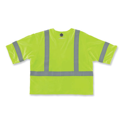 Glowear 8356frhl Class 3 Fr Hook And Loop Safety Vest With Sleeves, Modacrylic, Small/medium, Lime